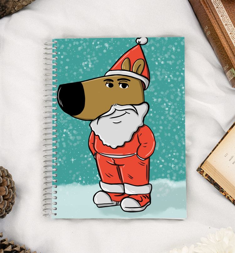 Chill guy Santa  A5 Notebook