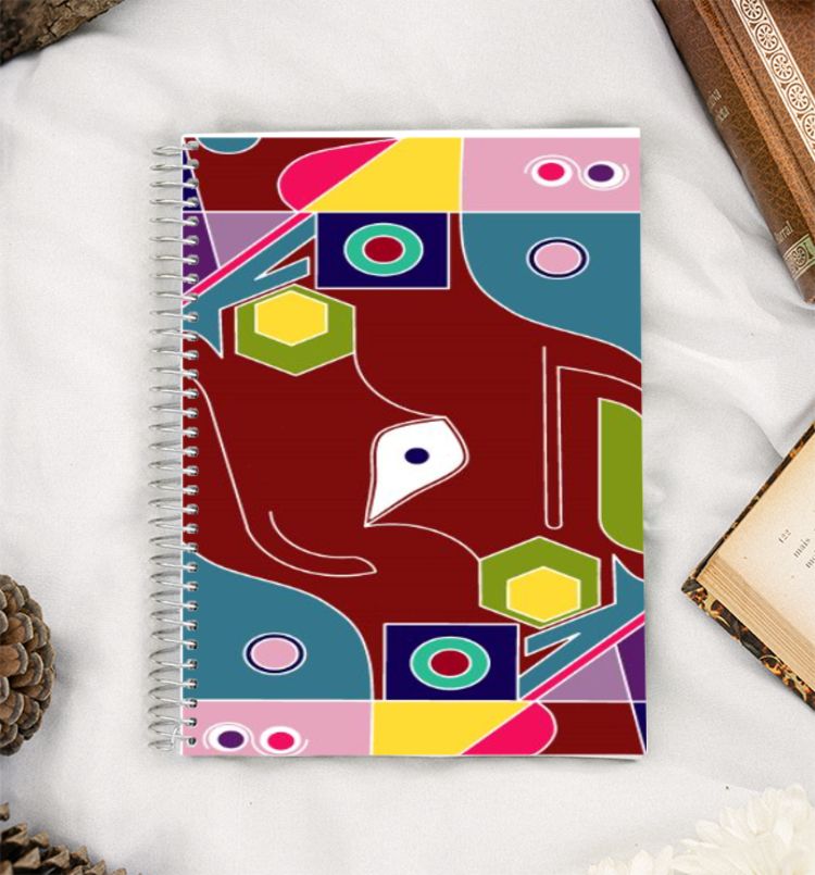 Shrestha's art pattern 3 A5 Notebook