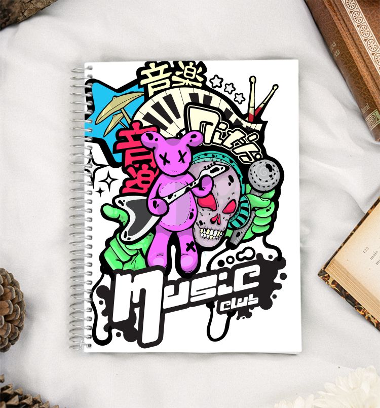 music A5 Notebook