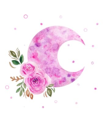 Floral Moon Frankly Wearing