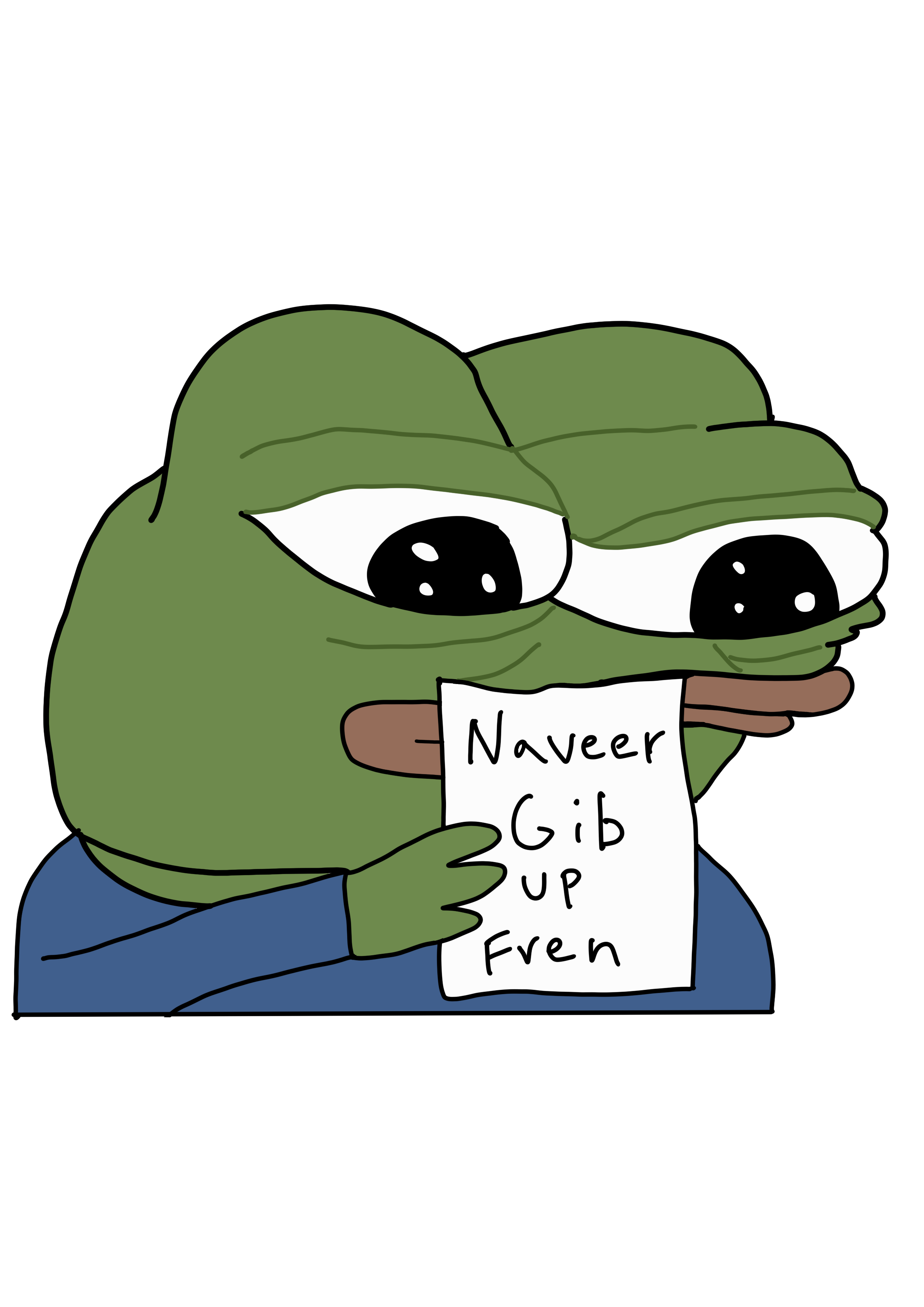 Pepe The Frog Posters - Frankly Wearing