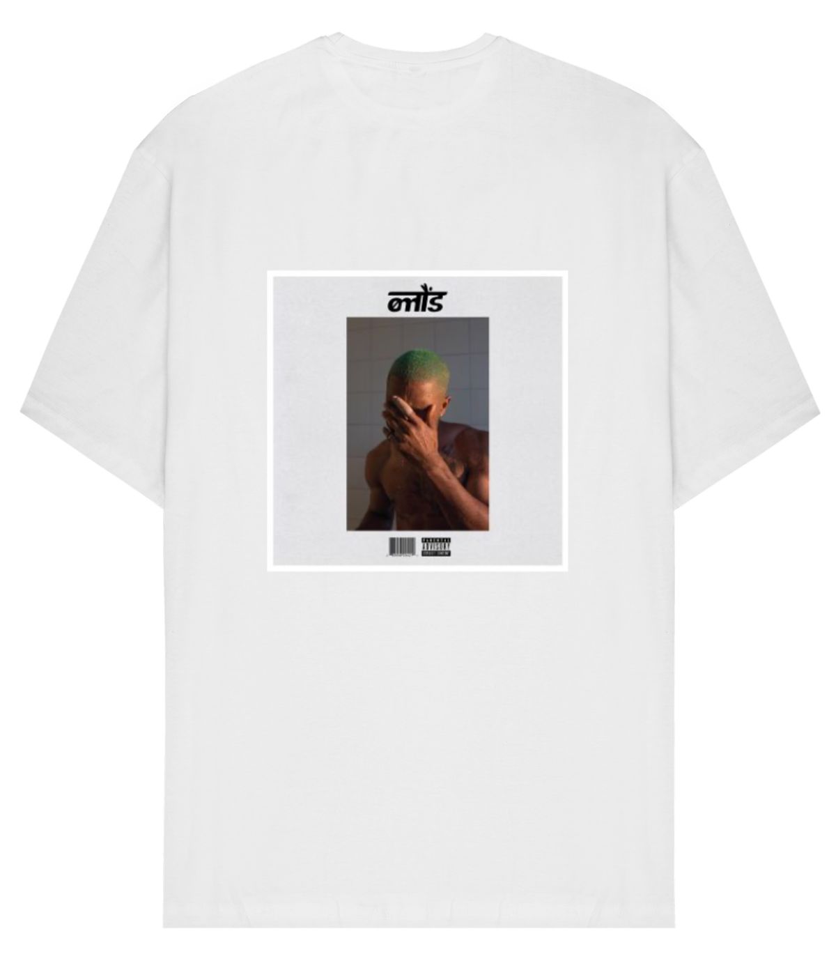 Frank Ocean Blonde Hindi Type Oversized T-Shirt (Front & Back