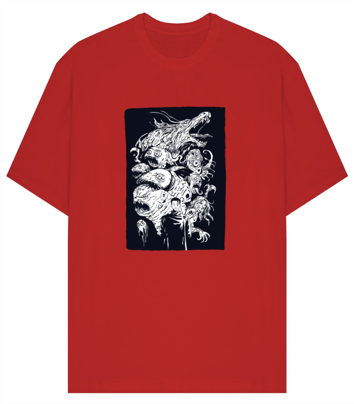 THE SHISHIKUI✴︎Shirt / MELTY GEIGE Suguru Geto - Shikigami pals Oversized T-Shirt - Frankly Wearing