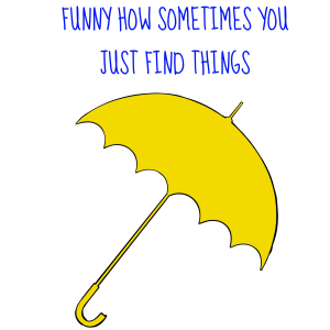How I Met Your Mother Yellow Umbrella Frankly Wearing
