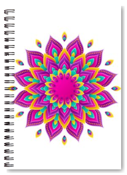 Mandala art  A5 Notebook