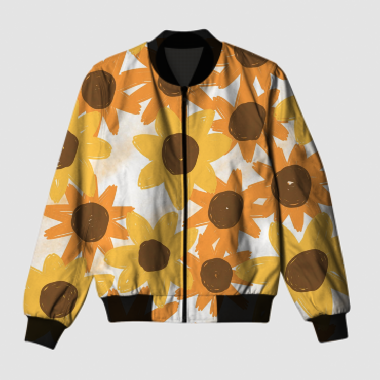 Sunflower Bomber Jacket