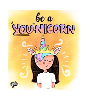 Be a Unicorn Poster A3 Poster