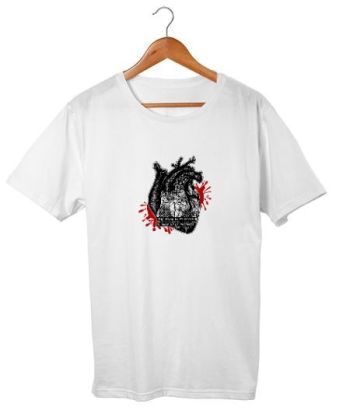 Jet Black Heart Regular T-Shirt