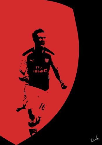 Aaron Ramsey  A3 Poster