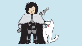 Jon Snow A3 Poster