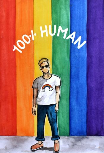 100% Human Poster 