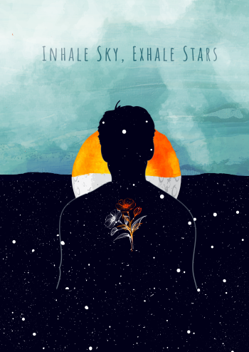 Inhale Sky, Exhale Stars A3 Poster