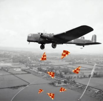 Pizza Drop A3 Poster