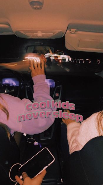 Cool kids never sleep A3 Poster