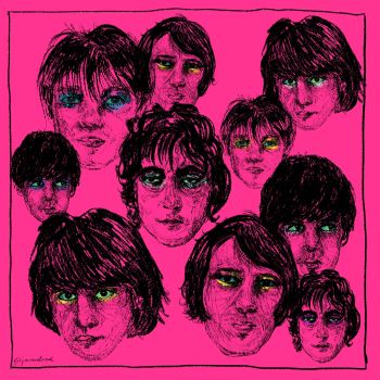 Ballad for dead men- pink  A3 Poster