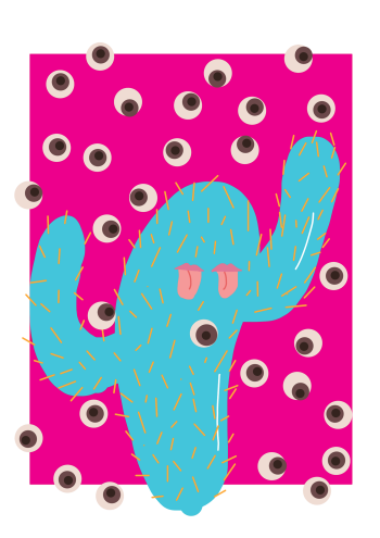 Cactus A3 Poster