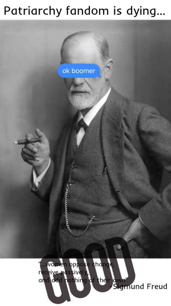 Feminism is bae- Sigmund Freud A3 Poster