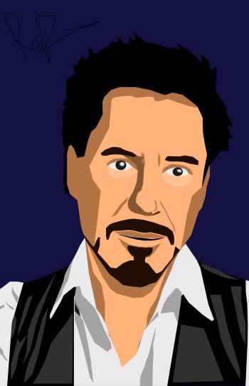 ROBERT DOWNEY JR. aka IRON MAN A3 Poster