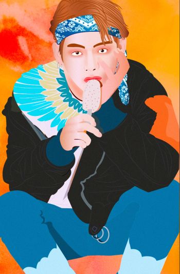 BTS V FAN ART  