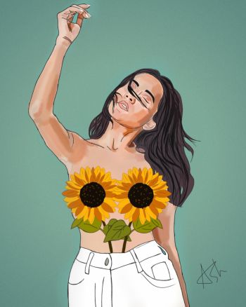 Sunflower A3 Poster