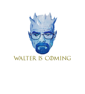 Walter white x Game of thrones A3 Poster