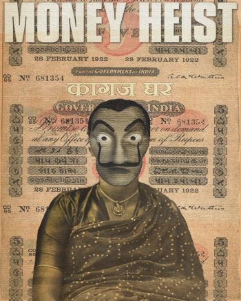 Money Heist ft. British India A3 Poster
