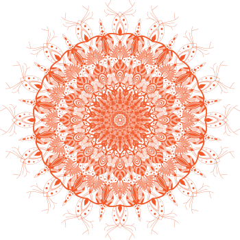 Patterns of a Prey - Orange A3 Poster