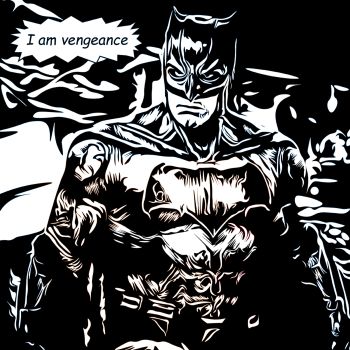 BATFLECK  A3 Poster