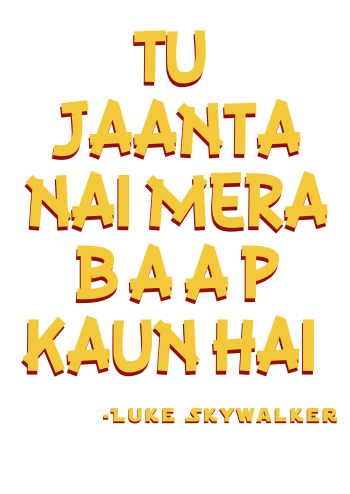 Tu Jaanta Nai x Star Wars  