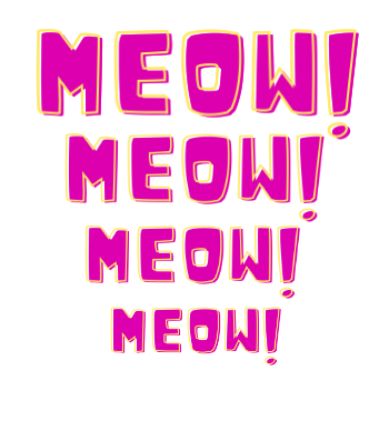 Meow.. A3 Poster