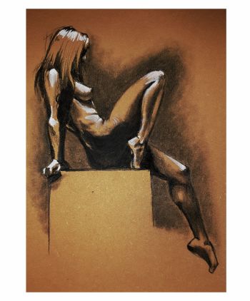 The nude beauty A3 Poster