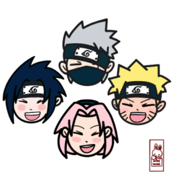 Team 7 ( kakashi) A3 Poster