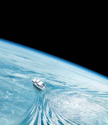 Sailing, never-ending! A3 Poster