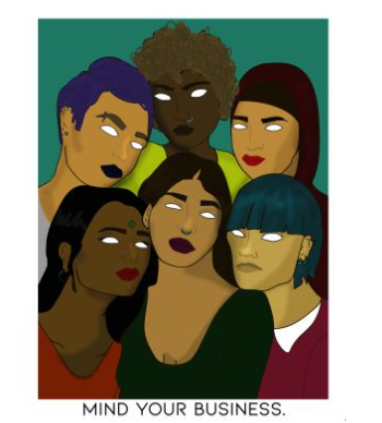 mind your business A3 Poster