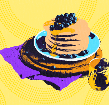 Pancakes A3 Poster