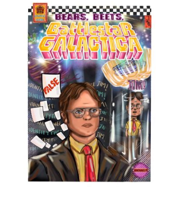 Bears. Beets. Battlestar Galactica. A3 Poster