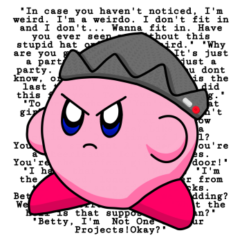 angry Kirby but it's Jughead A3 Poster