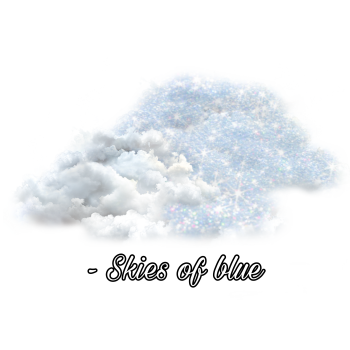 Skies of blue!  A3 Poster