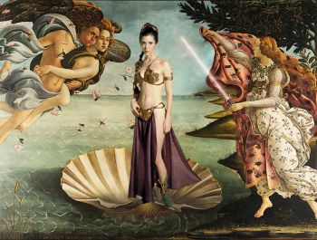The Birth of Princess Leia A3 Poster