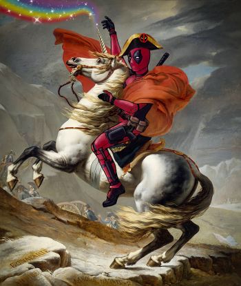 Deadpool × Napoleon Bonaparte A3 Poster