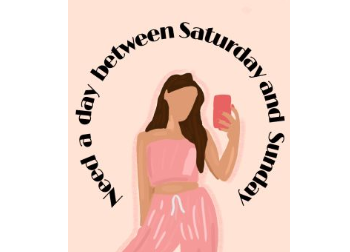 Need a day between Saturday and Sunday A3 Poster