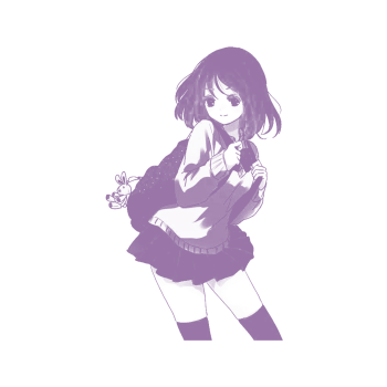 Anime School Girl A3 Poster