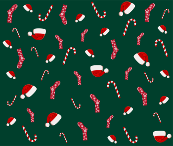 Christmas pattern A3 Poster