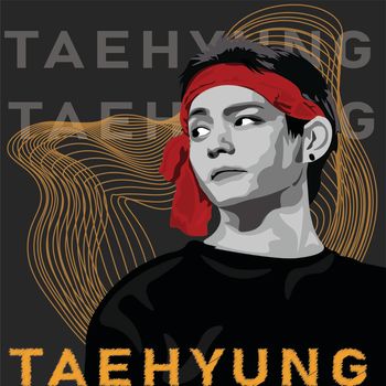 Taehyung BTSV A3 Poster