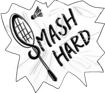 Smash hard slogan 