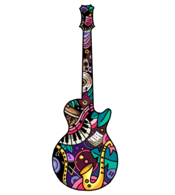 Guitar A3 Poster