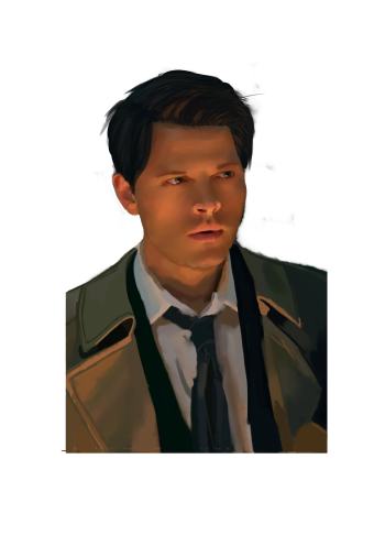 Castiel Notebook A3 Poster