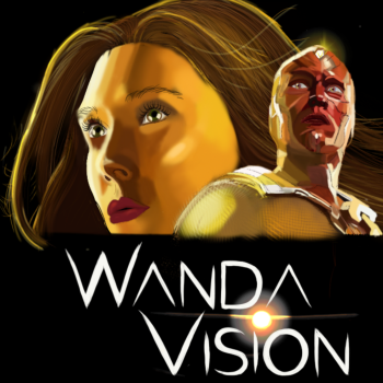 Marvel Wanda vision A3 Poster