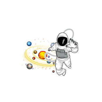 Astronaut A3 Poster