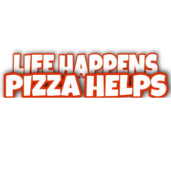 Life happens pizza helps A3 Poster